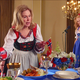 “Wait! One of the pinnekjøtt plates is poisoned!” (Screenshot: Lady Dynamite)